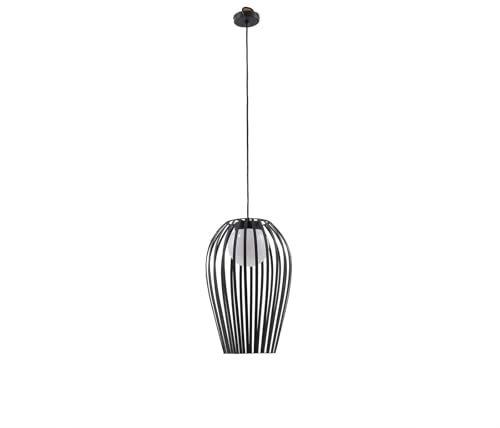 Lucande Außenleuchte Marrin (spritzwassergeschützt (Modern) in Schwarz aus Metall (1 flammig, E27) - Pendelleuchte außen Wohnzimmerleuchte