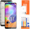 LCD Bildschirm Ersatz für Samsung Galaxy A31 LCD Display für Samsung A31 A315 A315 SM-A315G/DSL SM-A315G Bildschirmersatz Touchscreen Glas Full Montage mit Rahmen (Schwarz)