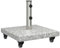 vidaXL Base de Sombrilla con Ruedas para Postes de Ø38/48mm Granito Gris 30 kg Cuadrada