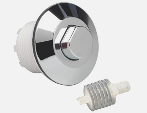 Toilet Flush Air Button 38488000 + Clear Air Bellow for Grohe Adagio Cistern - 43506000