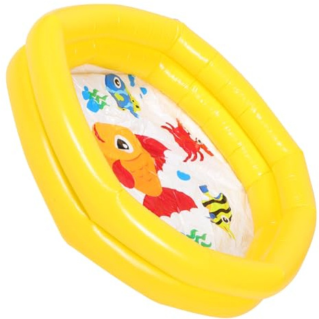 COOPHYA Piscina Gonfiabile per Casa Vasca da Gioco Estiva in PVC Colori Vivaci Design Cartoon Facile da Piegare e Trasportare Adatta Ragazzi e Ragazze per Divertimento in Giardino e