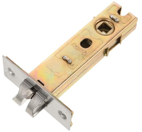 DOITOOL Stainless Steel Tubular Deadbolt Door Latch Replacement Part for Bedroom Entry Doors Cylindrical Lock Tongue Knob Compatible with Indoor Security Locks