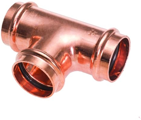 CONEL CONNECT COPPER Press T-Stück – V-Kontur | Größen 12–54 mm (12 mm)