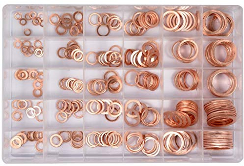 Yato yt-06872 – 300 pcs Copper Sealing Rings (Soft)