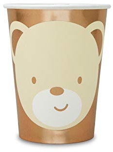 Hatton Gate Teddy Bear Paper Party Cups 8 cups per pack