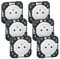 LEGRAND - Prise Electrique Murale 16A avec Terre dooxie Surface - Prise 2P + T Affleurante avec Fond Rétractable - Blanc - Lot de 6