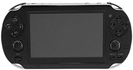 C-FUNN Tragbare Spielekonsole, 4,3 Zoll (4,3 Zoll), 300 Spiele, integriert in die Videokamera