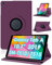 KATUMO Cover per Samsung Galaxy Tab A 10.1 Pollici 2019 (SM-T510/T515) Ultra Sottile Smart 360° Angoli di Visione Multipla Nuova Smart Pelle PU Custodia (viola)