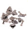 JIACUO 10x Hosenrock Haken + Riegel Verschlüsse für Anzug Hosen Extender Schneider Nähen