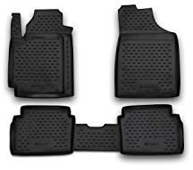 Element Passgenaue Premium Antirutsch Gummi Fußmatten - Hyundai i10, schwarz