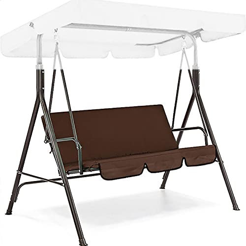 Kissenbezug für Hollywoodschaukel, wasserdicht, winddicht, strapazierfähig, für den Außenbereich, Garten, Terrasse, Hängematte, Stuhlbezug, Sonnenschutz, 150 x 50 x 10 cm