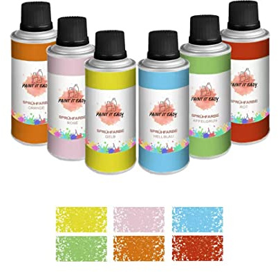 PAINT IT EASY Sprühfarbe, 150ml, Color Set