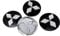 4 Stück Radnabenkappen für Mitsubishi ASX Lancer Outlander Eclipse Pajero 60mm, Nabendeckel Nabenkappen Felgendeckel Felgenkappen Radnabenabdeckung Radnabendeckel