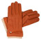 Hand Gewand by Weikert Lederhandschuhe aus Hirschleder mit Kaschmirfütterung, mit warmer Strickstulpe, Herren Hirschlederhandschuhe, warm gefüttert, schwarz, braun (Camel, 9.5)