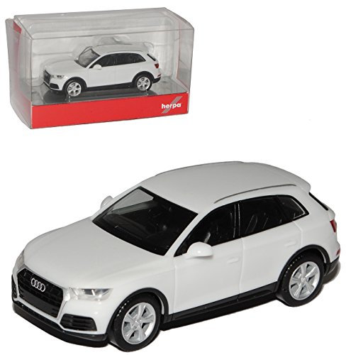 A*U*D*I Q5 II SUV Ibis Weiss 2. Generation Ab 2016 H0 1/87 Herpa Modell Auto mit individiuellem Wunschkennzeichen