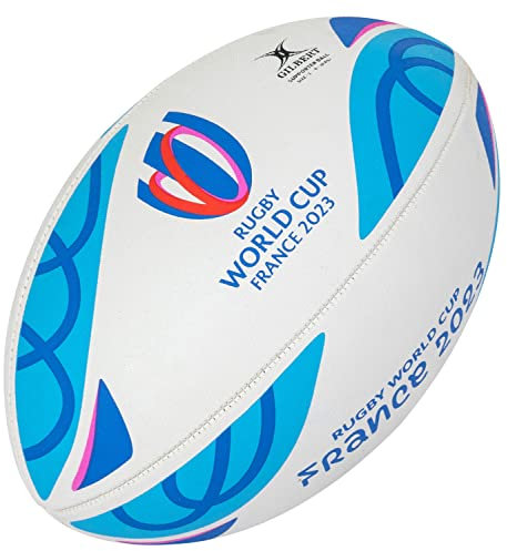 Gilbert Rugbyball – Weltmeisterschaft Frankreich 2023 – Offizielle Kollektion RWC, Größe 5