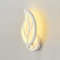 KRIPINC 12W Wandleuchte Innen, Acryl Wandlampe Innen, Blatt Design Weiße LED Wandleuchte, Wandleuchte Kinderzimmer, Wandlampe Modern für Wohnzimmer, Schlafzimmer, Nachttisch (Warmes Licht)