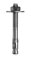 SIMPSON Goujon d'ancrage rondelle large - Acier électrozingué 12x149mm - Boite de 25 - Cheville fixation