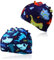 SCJJZ cuffia piscina bambino,piscina bambini,cuffie piscina,cuffia piscina neonato,cuffia piscina bambina,Cuffia da nuoto da cartone animato per studenti per bambini (motivo squalo azzurro)