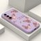 LEECG per Samsung Galaxy A54 5G Cover Protettore Protettivo Morbido del Silicone Liquido Antislittamento Cover per Samsung A54 5G-Farfalla Viola