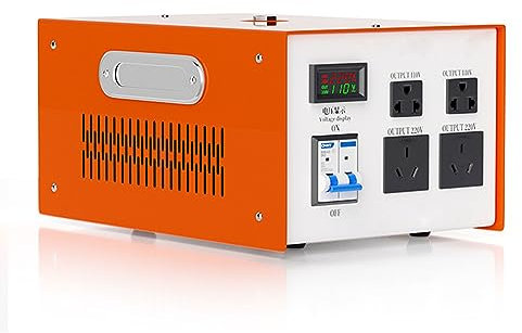 Generic Voltage Transformer High Power 110V to 220V Step Up Voltage Converter with Pure Copper Coil,8000W