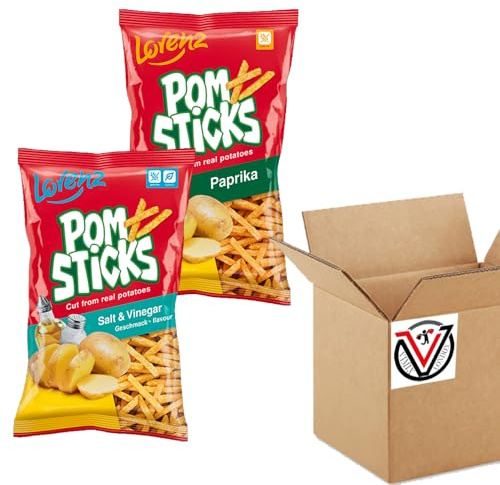 Lorenz Paprika, Salt & Vinegar Pomsticks 02 Mixed Flavours Bags | VIMIX
