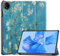 Custodia per Huawei MatePad Pro 11 pollici 2022, custodia per tablet Huawei MatePad Pro 11 pollici Trifold Stand Cover con portamatite, Auto Sleep/Wake, morbida custodia protettiva in pelle PU, fiore