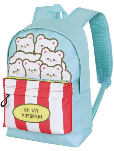 Oh My Pop! Popcorn-Fan HS Rucksack 2.2, Blau, 31 x 44 cm, Kapazität 24 L