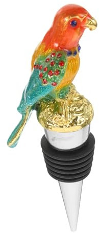 DECHOUS Weinflaschenverschluss Papagei-design Wiederverwendbar Für Glasflaschen Mit Starkem Verschluss Und Einfacher Handhabung Für Party Und Alltag