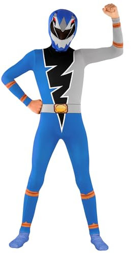 Morphsuits Déguisement Power Rangers Enfant, Costume Halloween Super-héros, Tenue Déguisement Enfant, S