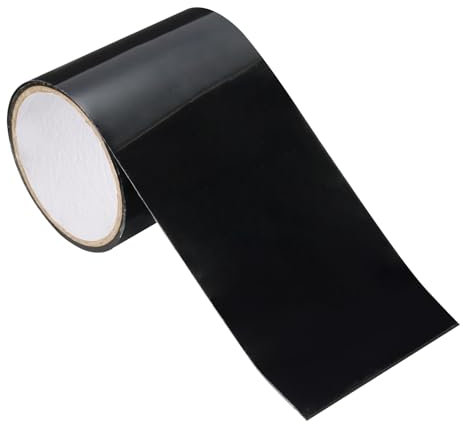 PATIKIL Klebeband 4 x 5', wasserdichtes Dichtungsband zur Reparatur von Lecks, schnelle Fixierung von Wasserrohrlecks für Schlauch, Zelt, Boot, Schwarz