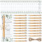 Faccito 20 Sets Babyparty Gastgeschenk Babyparty Kugelschreiber Dankeschön Karten Baby Shower Party Geschenke für Gäst Dankeschön Gastgeschenke für Gäst zum Baby Shower Babyfeier Kommunion Tauf