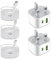 2Pack 25W Super Fast Charger Plug and Cable for Samsung Galaxy A55 5G/A15 A25 A35 A05S/S24 Plus/S24 Ultra/S23 FE/A54 A34 A14 A53 A23 A33 S22 S21 A52S;Z Fold 4 5,Dual Port USB C Phone Charging Adapter