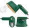 Liebssen Garment Steam Iron, Portable Mini Iron, 2-IN-1 Handheld Clothes Steamer, 1100W Fast Heat-up Steamer for Home, Travel, White (Green, Small)