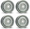 4x Alcar Stahlfelgen 4-8845 6.0Jx15 ET55 5x112 kompatibel mit Volkswagen T4