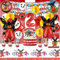 64pcs Palloncini Bunny , Set Compleanno Bunny Bambino, Topper Torta, Decorazione a Tema per Il Compleanno Dei Bambini (2 anni)