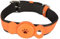 Hunde-Tracker und Aktivitäts- und Gesundheitsmonitor, Hunde-Schockhalsband, verstellbares Hundehalsband, wasserdicht, leicht, bequem, stilvoll, Hundehalsband aus Leder (Orange)