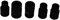Mobestech Brake Caliper Socket Sleeve Set 1 Set of 5 Pcs 7-teeth 10-teeth Sockets Easy Install