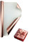 Mattglanz Geschenkpapier,Mattes Geschenkpapier Metallisch Geschenkpapierrolle für Weihnachten, Geburtstage, Ostern und alle festlichen Anlässe (Roségold, 43cm*3m)