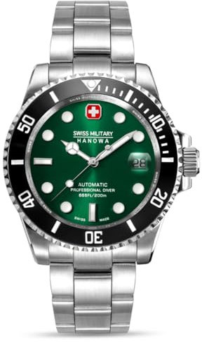 Swiss Military Hanowa SMWGL0006302 Herren Automatikuhr Sealord Professional Diver Saphirglas