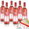 Barefoot Pink Moscato Rosé, lieblich, sortenreines Weinpaket + VINOX Winecards (6x0,75l)