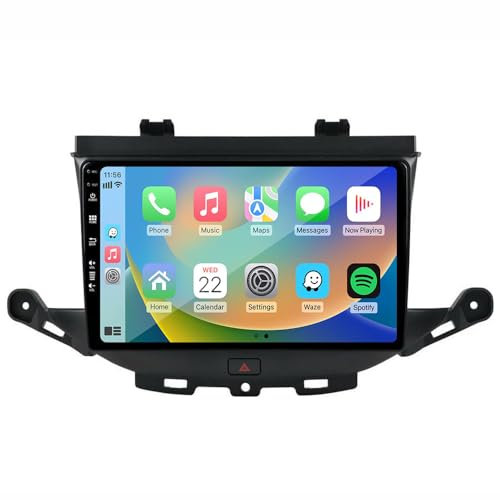 YIANKWY Android 13 Autoradio Radio 9 Zoll Navigationssystem Für Opel Astra K 2015-2020 DAB+Digitalradio Car Stereo Video Receiver GPS-Navigation Bluetooth Hotspot WiFi 4G Analog TV SWC