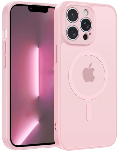 FNTCASE Schutzhülle für iPhone 13 Pro: magnetische, mattierte, durchscheinende, matte Militärqualität, stoßfest, schlanke Abdeckung, vollständiger Kameraschutz, schlanke, sturzsichere, langlebige