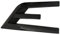 Ygjuetd Auto-Kotflügel Seite Vent,Karosserie-Dekoration Abdeckung,Automotive Exterior Zubehör,für Mercedes-Benz SLK R170 R171 R172,Gloss Black