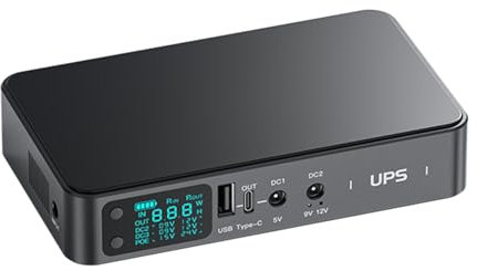 JUNNASALIKER Ununterbrochener Stromversorgung 18000mah 10400mah 9000mAh Für Router Kameras Mit DC5/9/12V2A Einstellbaren Spannungen Ausgänge