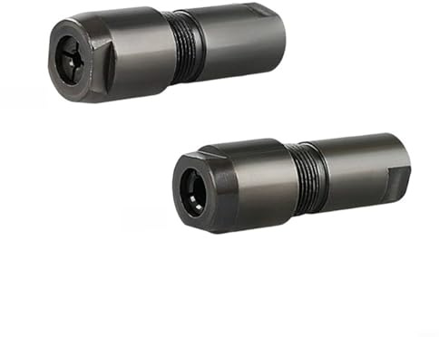 GANCEI Angle Grinder Modified Adapter, 100-Type Angle Grinder To Straight Grinder-Chuck M10 Thread High Carbon Steel Clamping Size(2Pcs)