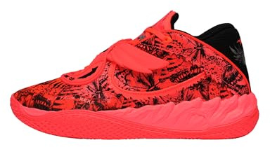 Puma Unisex-Erwachsene Mb.05 Flutter Basketballschuh, Leuchtendes Rot-Schwarz, 40 EU
