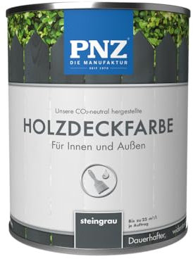 PNZ Holzdeckfarbe, Gebinde:10L, Farbe:steingrau
