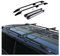 Dachreling + Dachträger Set für VW Caddy L1 Kurzer Aluminium Schwarz 4tlg