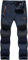 TACVASEN Mountain Men's Warm Outdoor Sports Trousers Fleece Snow Skate Ski Tracksuit Bottom for Men Windproof Hiking Trousers Navy Zipper Pocket, Thick - Navy Blue, 38
